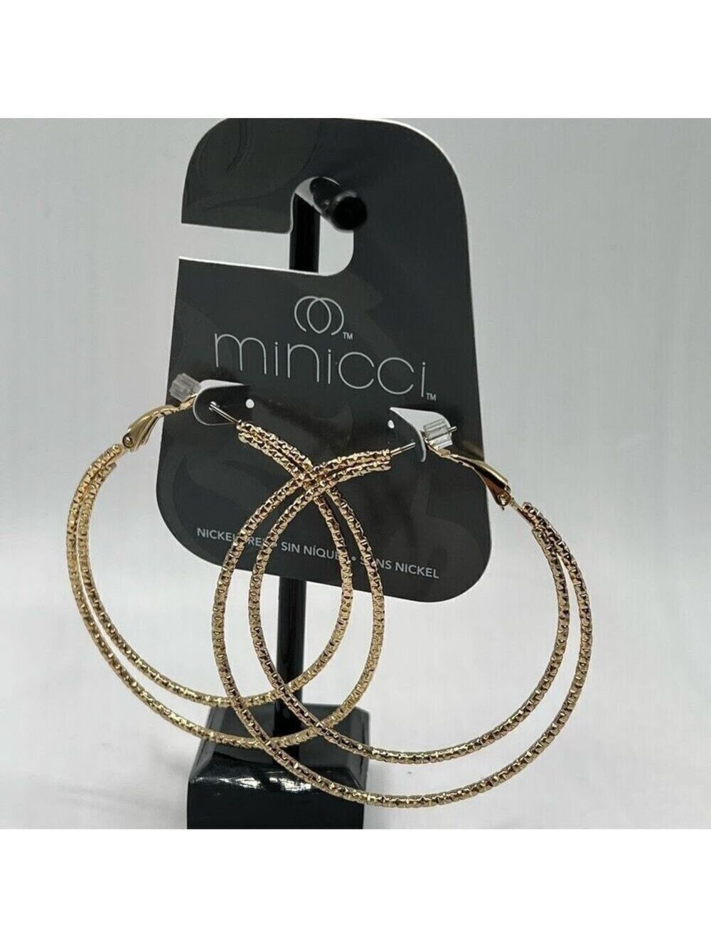 Minicci Gold Earrings $16ea / 3 for $25